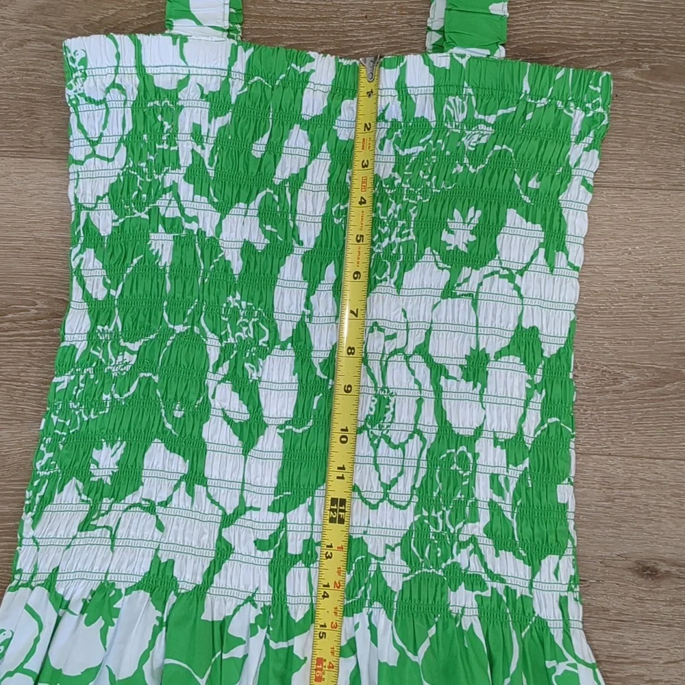 Rails Green and White Seville Floral Midi Dress - Picture 7 of 10
